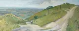 Plumpton Bostle by Rosalie Williams, oil on board, sold May 2026