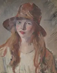 Brenda by Philip Naviasky, oil on canvas, sold May 2026