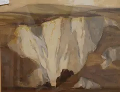 Landscape study by John Littlejohns, watercolour, sold May 2026
