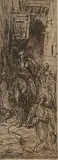 Benares by Marius Bauer, pencil, sold May 2026