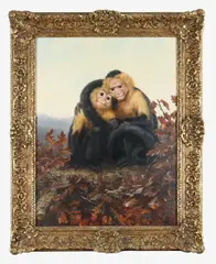Untitled by Robert Morley, oil on panel, sold Mar 2026