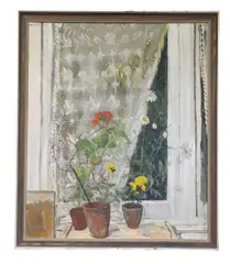 Untitled by Jean Cooke, oil on canvas, sold Mar 2026