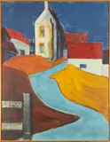 Untitled by Catherine Walton, oil on canvas, sold Mar 2026