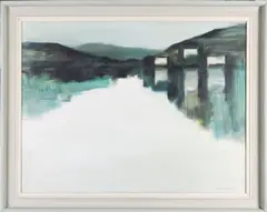 Untitled by Helen Brown, oil on board, sold Mar 2026