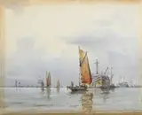 Untitled by Albert George Strange, watercolour, sold Mar 2026