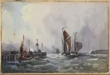 Untitled by Albert George Strange, watercolour, sold Mar 2026
