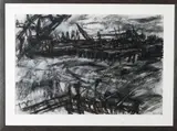 Untitled by Lucy Bell, charcoal on paper, offered Mar 2026