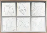 Untitled by John Skelton, pencil, sold Mar 2026