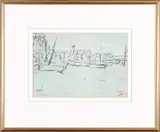 Untitled by L. S. Lowry, lithograph, sold Mar 2026