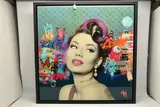 Amore -pisa by Miss Mash, mixed media on board, sold May 2026