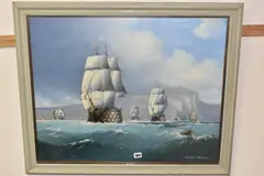 Untitled by Michael Matthews, oil on canvas, sold May 2026