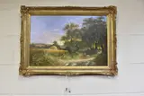 Stacking the harvest by Noel Ripley, oil on board, sold May 2026