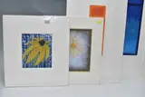 Blue abstract by Ian Scott Massie, watercolour, sold May 2026