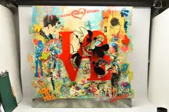 Comments of love by Uri Dushy, mixed media, sold May 2026