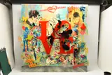 Comments of love by Uri Dushy, mixed media, sold May 2026