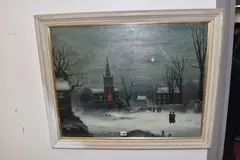 Untitled by Michael Matthews, oil on canvas, sold May 2026
