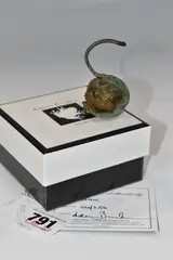 a limited edition piece released in 2007, featuring a by Adam Binder Miniture Bronze Sculpture 'croak', BRONZE, sold May 2026