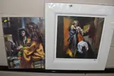 The painter with roxana by Robert Lenkiewicz, print on paper, sold Apr 2026