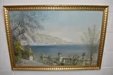 Mentone by Walter Severn, 1889, watercolour on paper, sold Apr 2026