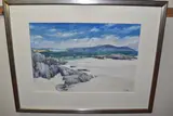 White strand of the monks - iona by Jan Fisher, watercolour on paper, sold Apr 2026