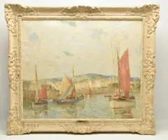 Summer morning: honfleur by William Lee Hankey, oil on canvas, sold Apr 2026