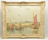 Summer morning: honfleur by William Lee Hankey, oil on canvas, sold Apr 2026