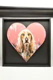 Heart of gold ii by Samantha Ellis, mixed media on canvas, sold Apr 2026
