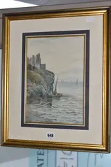 Untitled by W. Langley, watercolour on paper, sold Apr 2026