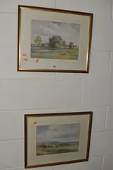 The mill stream by John Bates Noel, 1907, watercolour on paper, sold Apr 2026