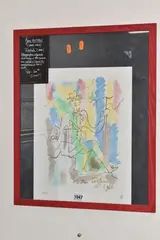 The artist by Jean Cocteau, print on paper, sold Apr 2026