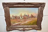 Untitled by Richard Simm, oil on board, sold Mar 2026