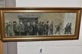 Retirement transistor by John Lines, oil on board, sold Mar 2026