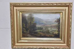 Untitled by George Willis-Pryce, oil on canvas, sold Mar 2026