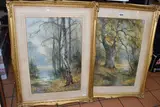 Burnham beeches - autumn by Thomas Taylor Ireland, watercolour on paper, sold Mar 2026