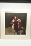 The painter with janine pecorini by Robert Lenkiewicz, print, sold Mar 2026