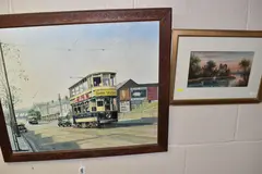 Untitled by Robert K Calvert, 1975, oil on board, sold Mar 2026