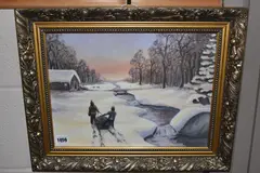 Untitled by G. Cooper, 2000, oil on board, sold Mar 2026