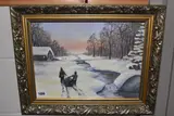 Untitled by G. Cooper, 2000, oil on board, sold Mar 2026