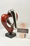 Sacred hearts by Jennine Parker, bronze, sold Mar 2026