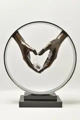 Lasting love by Michael Talbot, bronze, sold Mar 2026