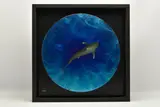 The great blue by Nick O'Neill, mixed media, sold Mar 2026