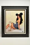 My mouseketeer by Todd White, print on board, sold Mar 2026