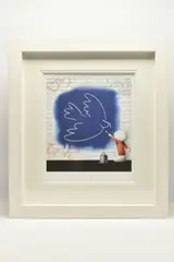 Peace of art by Doug Hyde, print, sold Mar 2026
