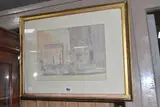 Dragon fountain, copenhagen by Andrew Healey Hislop, watercolour on paper, sold Mar 2026