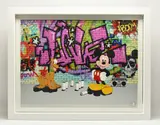 Graffiti friends by Dylan Izaak, mixed media, sold Feb 2026