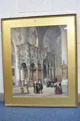 Untitled by Louis Haghe, 1874, watercolour on paper, sold Feb 2026