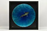 The great blue by Nick O'Neill, mixed media, sold Feb 2026