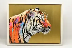 Ll follow the sun by Stephen Ford, 2023, mixed media, sold Feb 2026