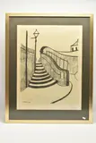 Old steps, stockport by L. S. Lowry, print on paper, sold Feb 2026