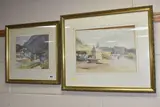 Capri and monte solaro by Ernest Albert Chadwick, watercolour on paper, sold Feb 2026